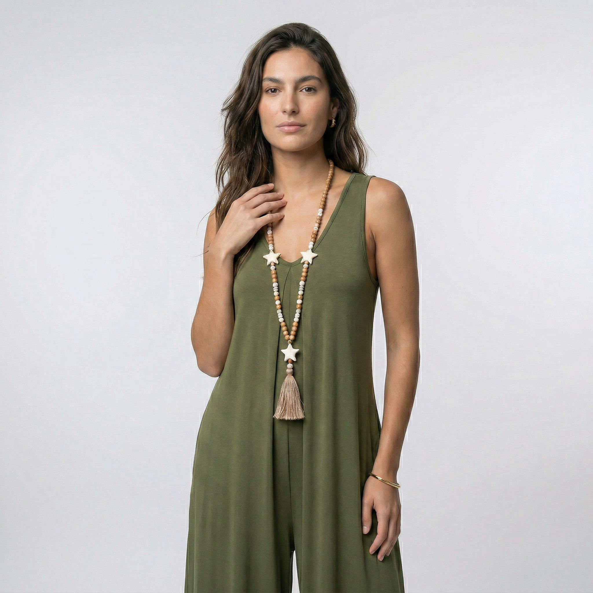 Carolina | Mono elegante de pierna ancha