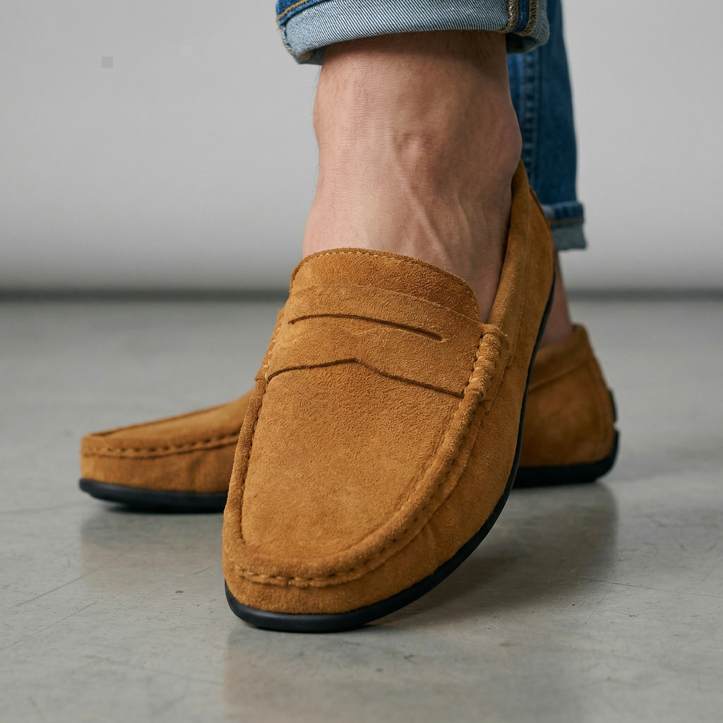 Lorenzo | Mocasines de ante elegantes