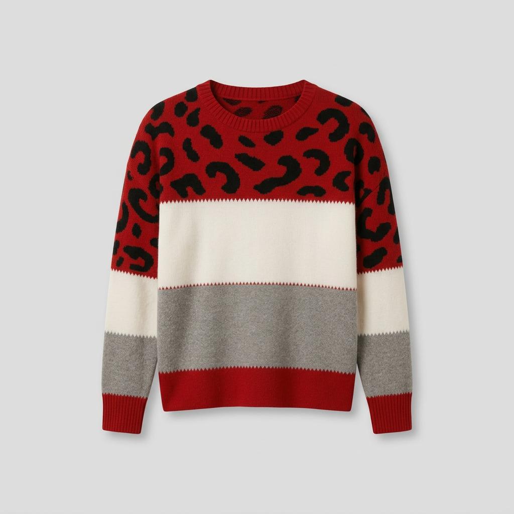 Tasmin | Jersey de estampado leopardo