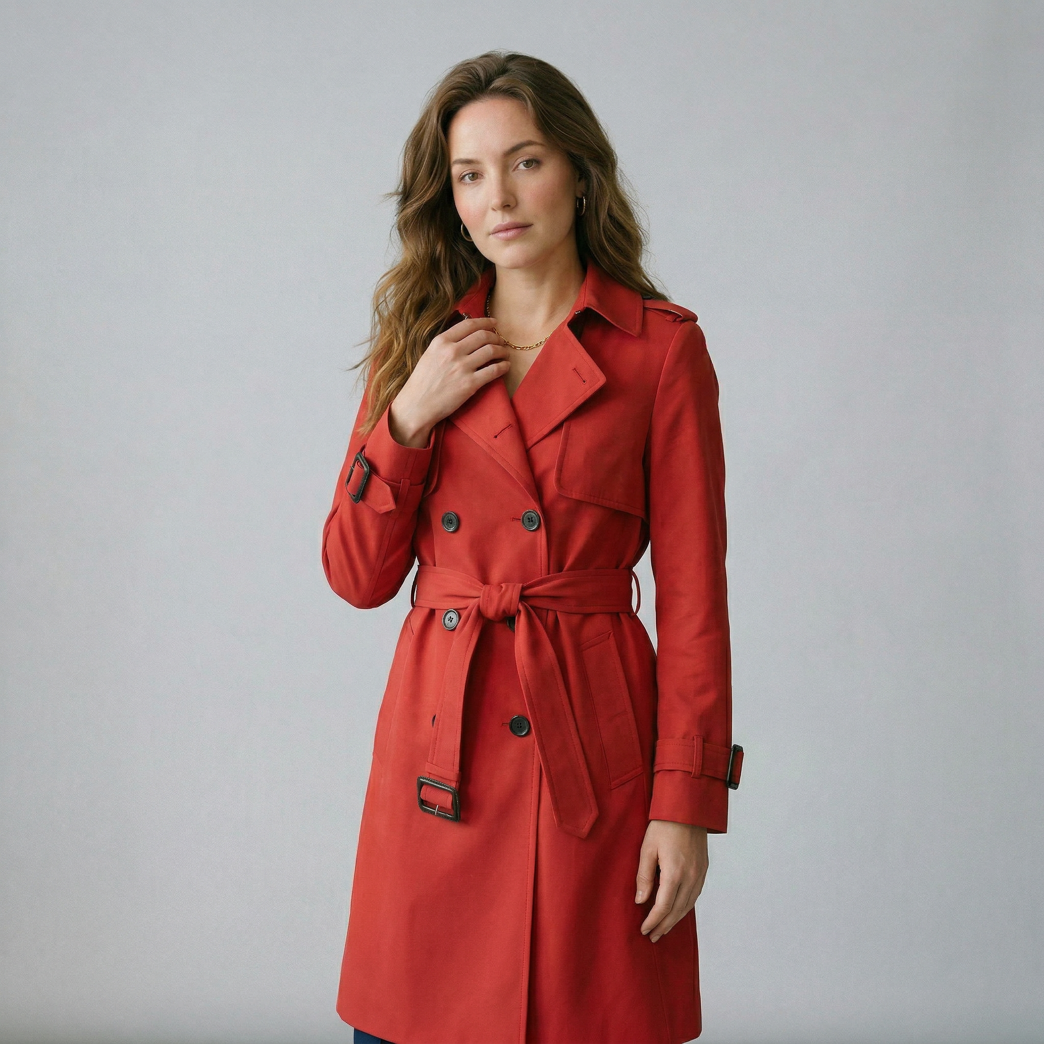 Renata | Abrigo elegante con cinturón