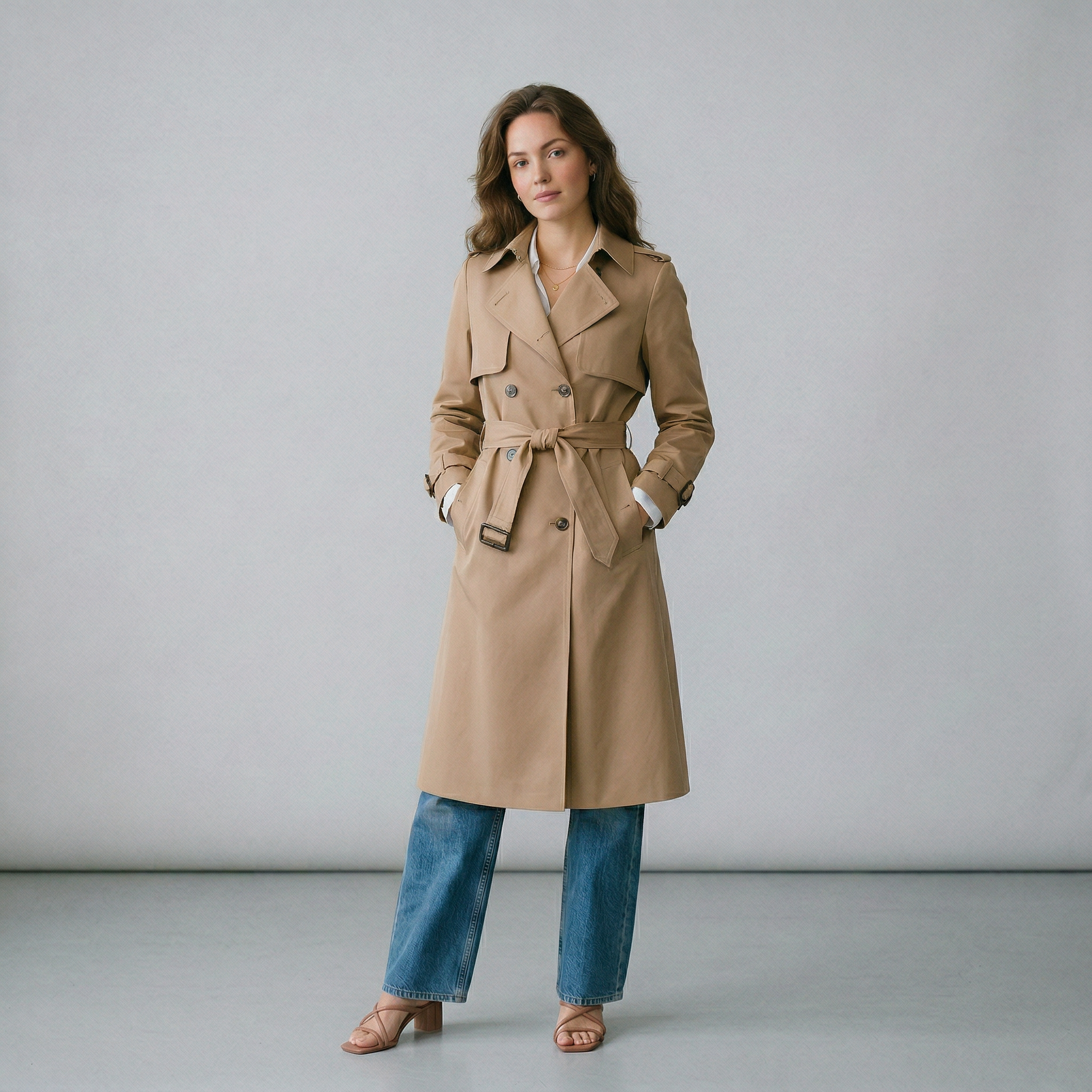 Renata | Abrigo elegante con cinturón