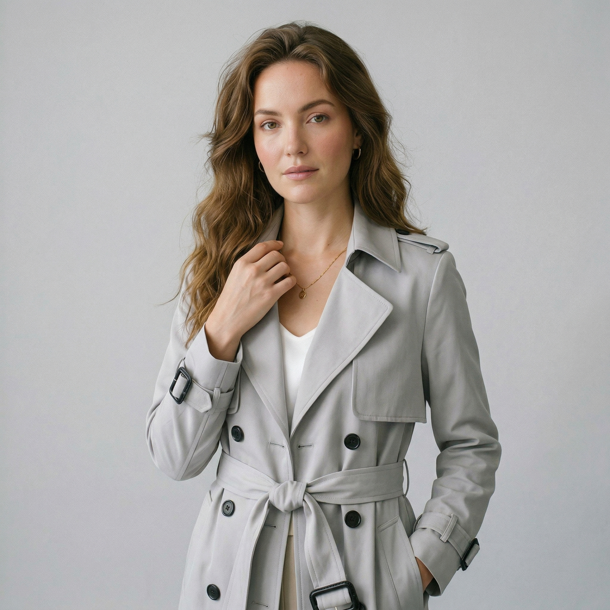 Renata | Abrigo elegante con cinturón