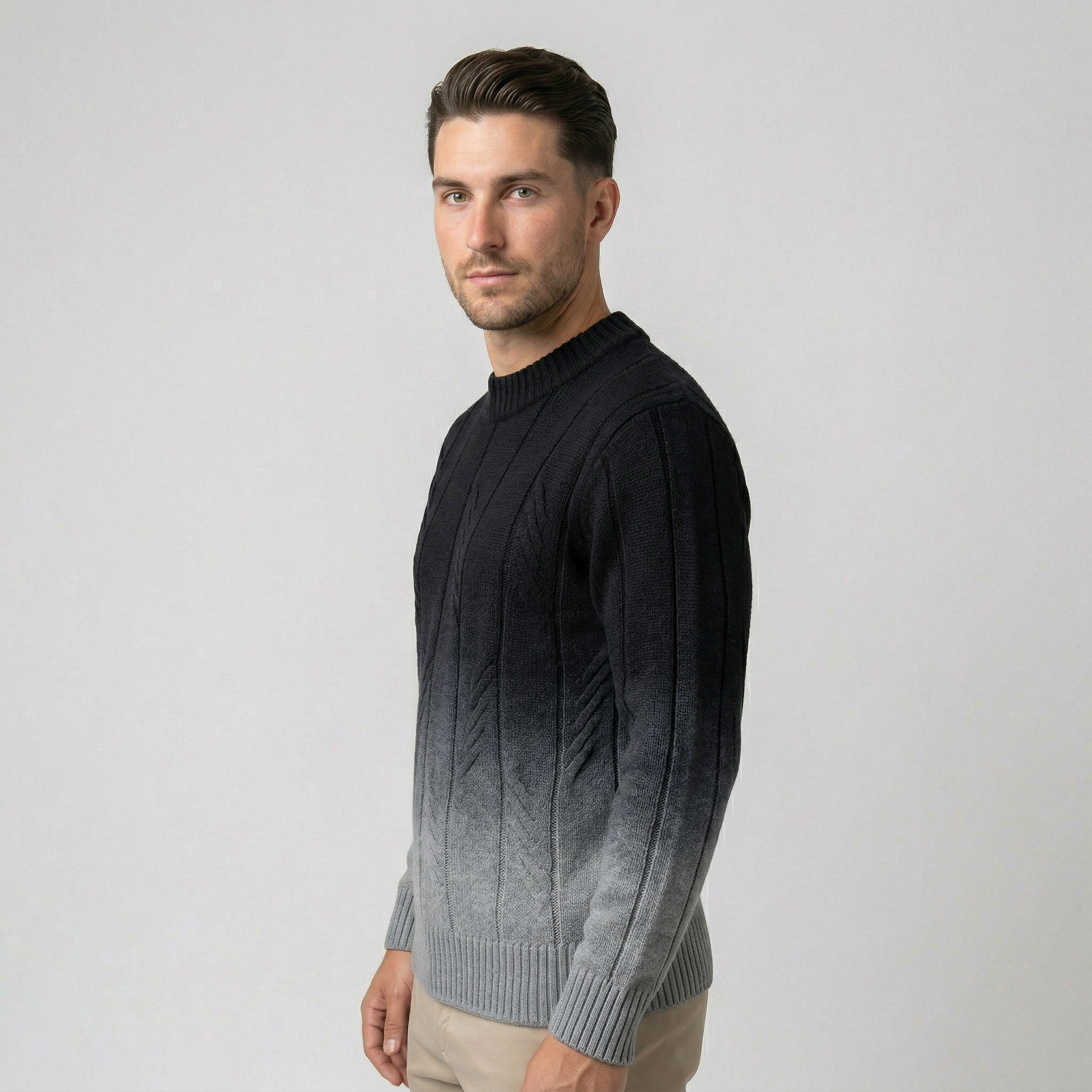 Carlo | Jersey de punto con diseño degradado