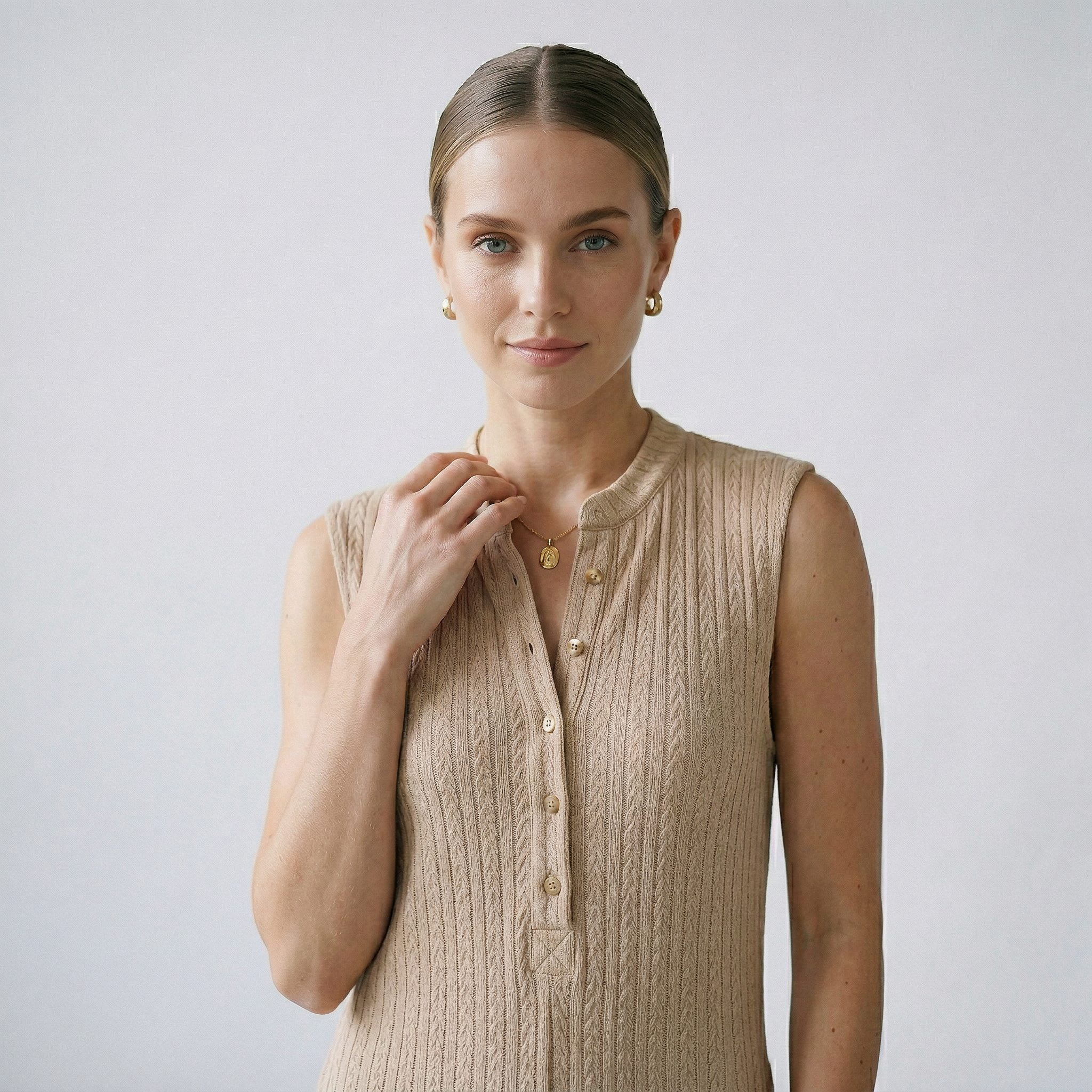 Vivara | Mono elegante sin mangas de pierna amplia