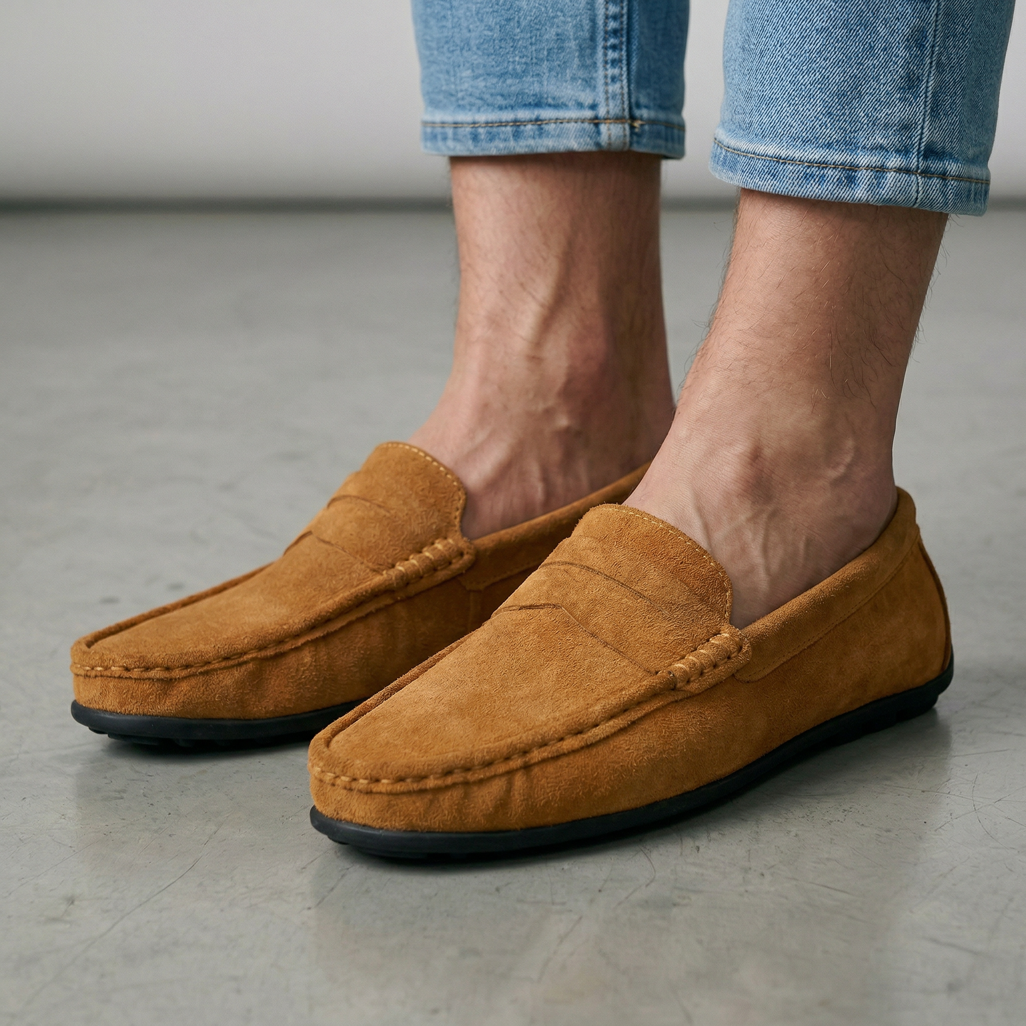 Lorenzo | Mocasines de ante elegantes