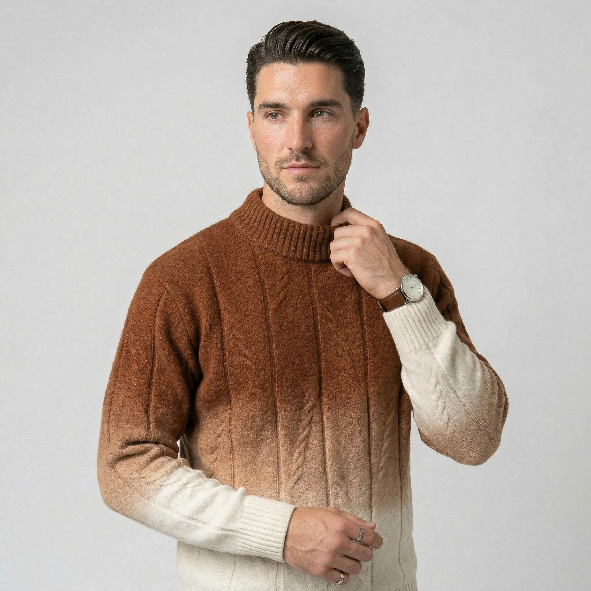 Carlo | Jersey de punto con diseño degradado