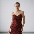Carmen | Vestido mini bodycon de mesh floral