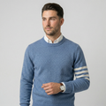Alvaro | Jersey de cachemira con franjas