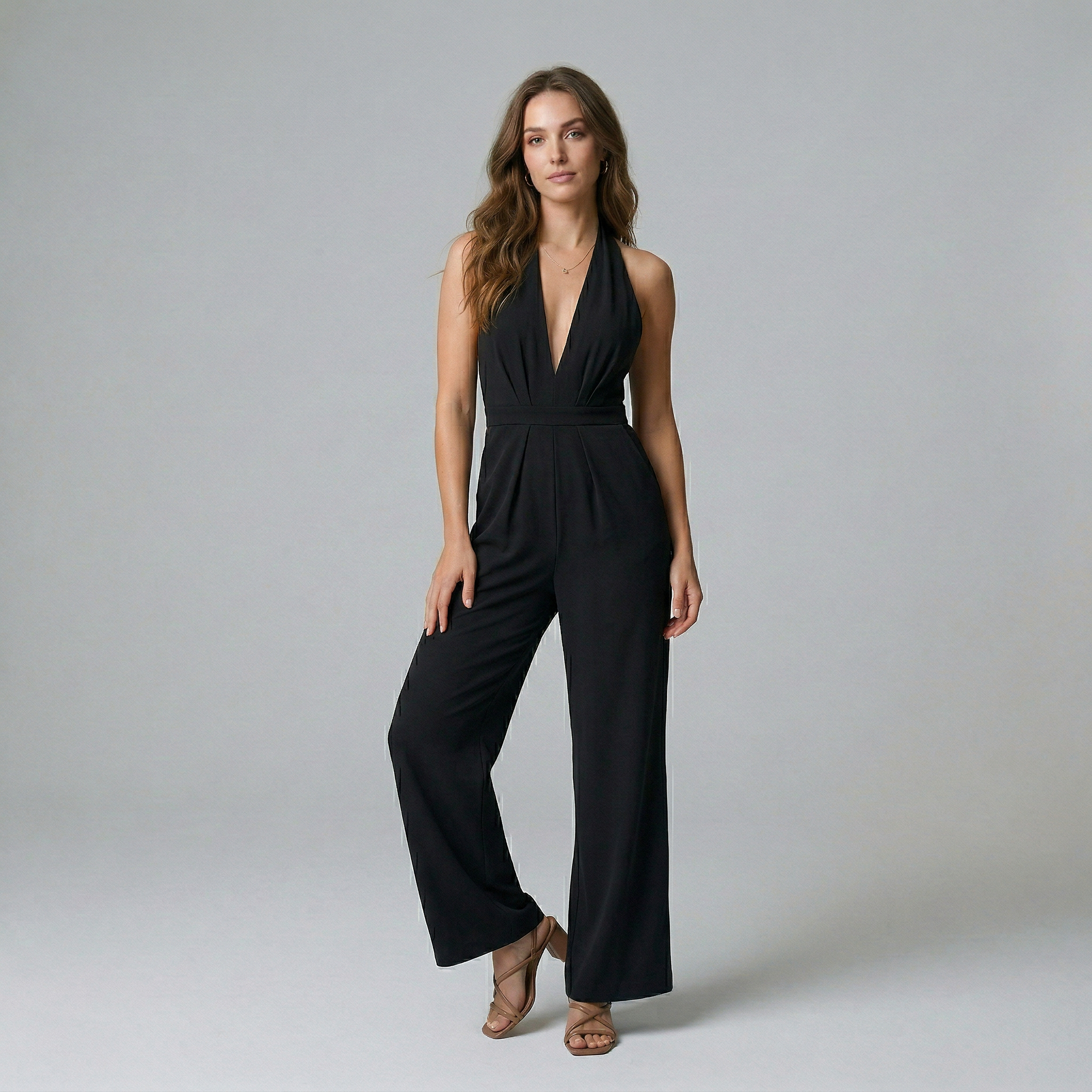 Mirella | Mono elegante de pierna amplia