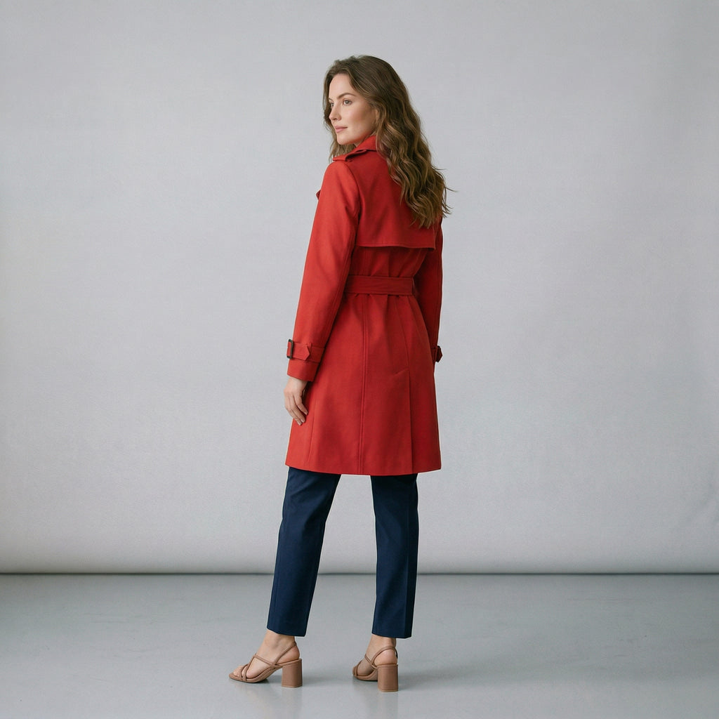Renata | Abrigo elegante con cinturón