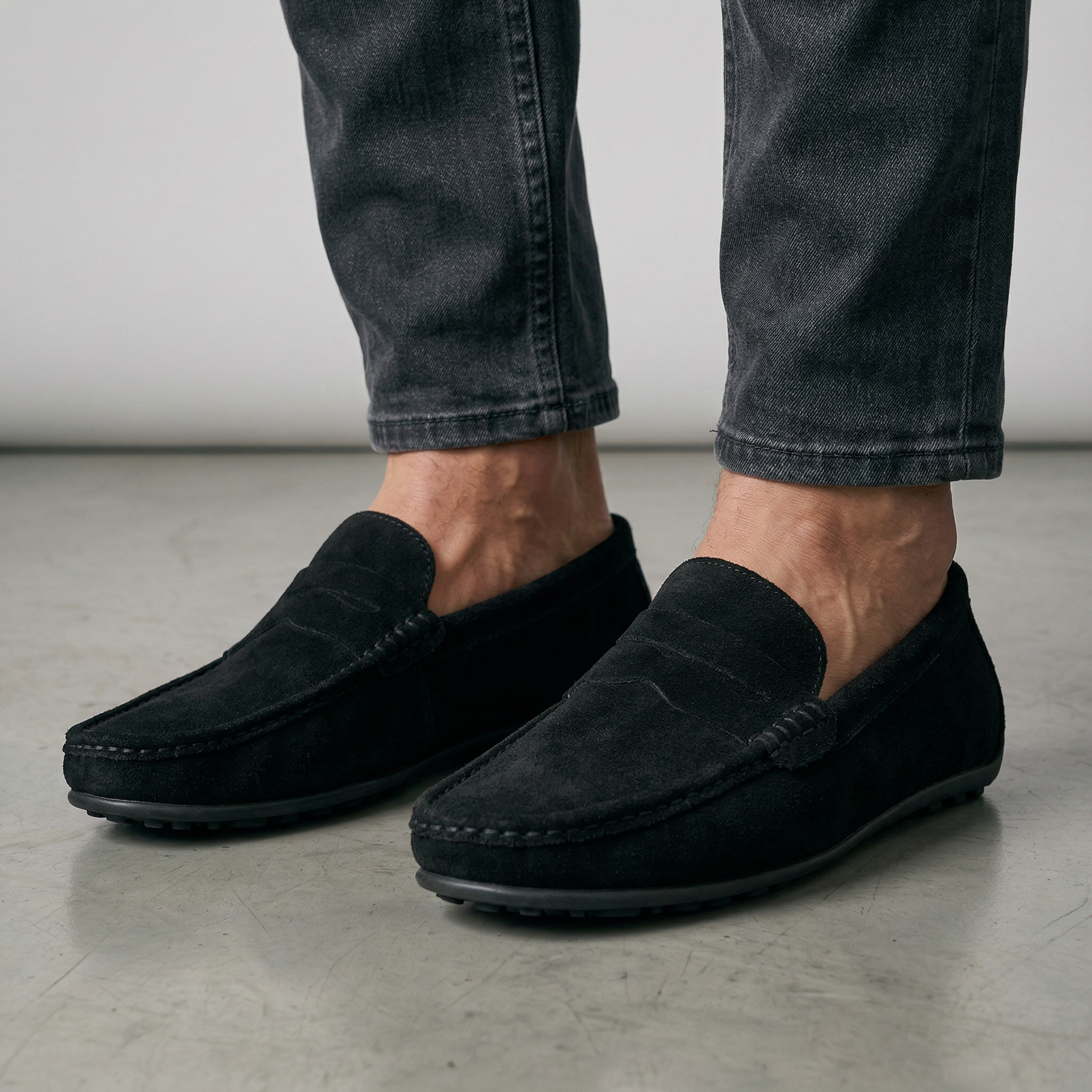 Lorenzo | Mocasines de ante elegantes